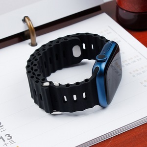 Nouveau design réglable étanche Sport Ocean Bracelet en silicone pour Apple Watch Ultra 49mm Smartwatch Band - Product Image 6