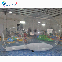 Ballons en PVC commerciaux, fête pour enfants, maison amusante, dôme gonflable, tente à bulles, ballons gonflables transparents, maison