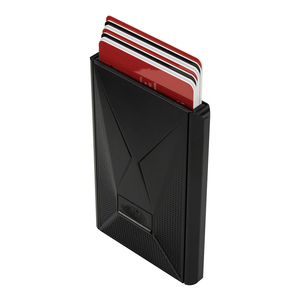 Casekey Custom Color Mini Aluminum Alloy for up Credit Card Holder RFID Blocking <b>Metal</b> <b>Wallet</b> Elastic Bandage for 15-20 Cards - Product Image 3