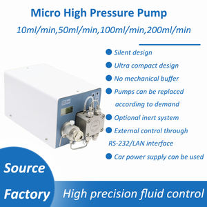 Pompe péristaltique de laboratoire à haute pression de 10 ml avec contrôle de débit réglable pour l'industrie alimentaire - Product Image 4