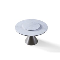 Ensemble de table à manger en travertin beige de luxe moderne, meubles en pierre naturelle pour bar et salon, table à manger en marbre beige