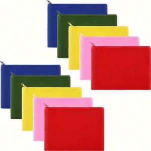 Pochette de voyage portable en toile de coton réutilisable pas chère Grice pour cosmétiques et crayons, avec logo personnalisé - Product Image 2