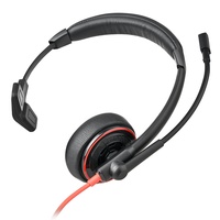 Casques téléphoniques RJ9 pour centre d'appels, écouteurs mono-auriculaires X2