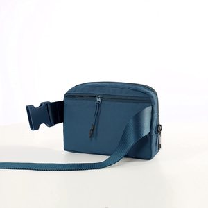 Lulu Unisex <strong>Sports</strong> Waist Pack Custom Logo Portable Nylon Fanny Pack Zipper Closure Minimalist Waterproof Sling <strong>Bag</strong> for Men <strong>Women</strong> - Product Image 3