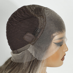 Native Vietnamese Human <strong>Hair</strong> Unprocessed Transparent Frontal Lace Wig, Natural Color Human <strong>Hair</strong> Wig Without Glue Lace - Product Image 5