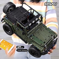 Mould King 13124, Coche Técnico RC, Modelo de Vehículo de Aventura, MOC-5140, Bloques de Plástico para Construir, Juguetes de Bloques de Construcción