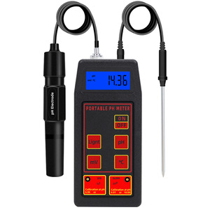 Portable <b>Ph</b> Meter Ph8424 Waterproof Multi Probe <b>Ph</b> Orp Temperature <b>Tester</b> For Water Quality Analysis - Product Image 3