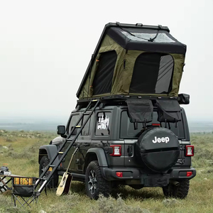 <span class=keywords><strong>Tente</strong></span> <span class=keywords><strong>de</strong></span> <span class=keywords><strong>toit</strong></span> rigide pliable pour <span class=keywords><strong>voiture</strong></span>, camion, camping, tout-terrain 4x4, imperméable en polyester, pour 1 à 3 personnes, OEM Outdoor - Product Image 3