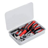 Ensemble de boîte à outils portable de 26 pièces, kit de réparation multifonction avec embouts en acier au carbone