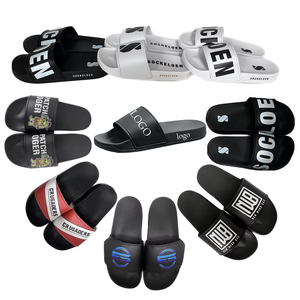 Tongs pour hommes, pantoufles imprimées personnalisées, pantoufles de styliste avec logo personnalisé, Offre Spéciale - Product Image 1