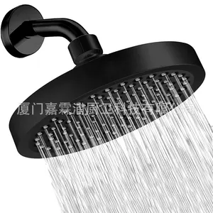 淋浴喷头CUPC在线热卖6英寸降雨高压全铬和拉丝镍豪华淋浴喷头带过滤器