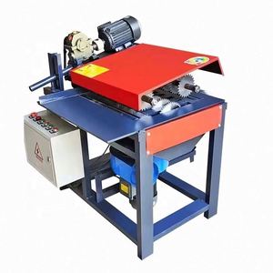 Máquina de corte de madera con sierra de cadena de varias cuchillas para paneles de aserradero, para la eliminación de polvo de tableros de madera de Bubinga y corte de precisión - Product Image 6