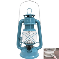 Lampe de camping LED rétro à 6 couleurs avec variateur d'intensité continu, batterie Li-ion rechargeable par USB, pour la décoration de camping et les situations d'urgence