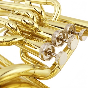 Euphonium professionnel BB en laiton, instrument <span class=keywords><strong>à</strong></span> vent <span class=keywords><strong>à</strong></span> 3 pistons, surface laquée or, <span class=keywords><strong>trompette</strong></span> baritone, <span class=keywords><strong>trompette</strong></span> électrophorétique dorée, cor alto - Product Image 6