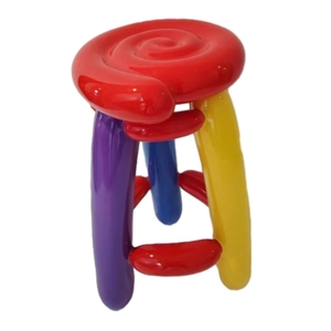 Hiện đại Chic sợi thủy tinh nhựa thủ công Cone Bàn Phân ghế thiết lập trong nhà ngoài trời kẹo cửa hàng giải trí chờ đợi Ice Cream Chaise thiết kế - Product Image 2