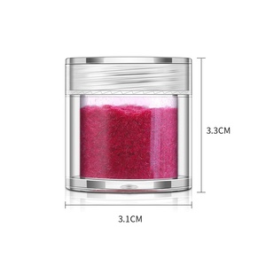 Ensemble de 10 poudres à ongles en velours de couleur française, paillettes floquées longue durée, pigment miroir pour manucure en salon - Product Image 5
