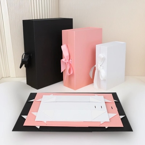 Caja de Regalo de Cartón Plegable con Cinta y Logotipo Personalizado, Caja de Embalaje con Cierre Magnético para Zapatos y Ropa, Caja de Regalo para Días Festivos - Product Image 3