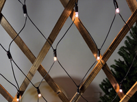 Guirlande lumineuse LED d'extérieur étanche en forme de rideau pour fenêtre, lumières féeriques décoratives de Noël pour mariage, fête, cour