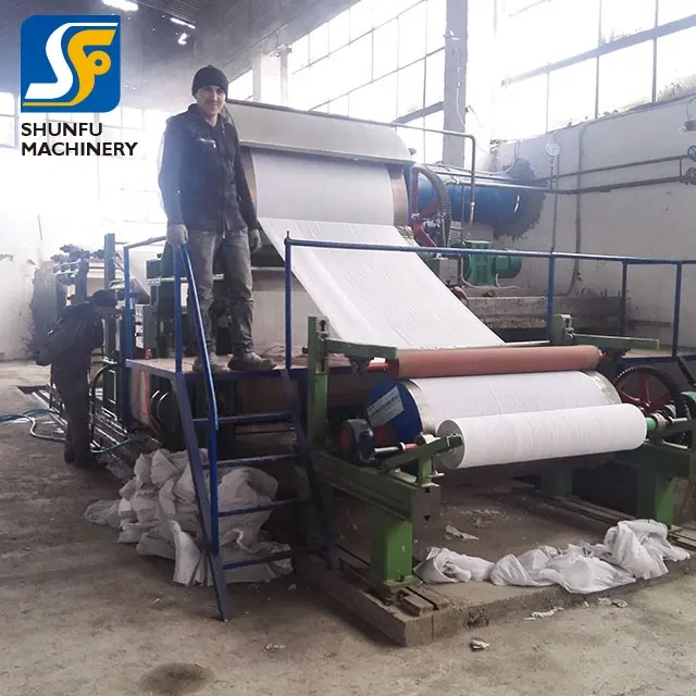 Medium type 1092mm toilet tissue paper making machine/toilet manufacture machine