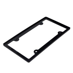 Marco de matrícula de plástico con relieve 3D, bandera estadounidense, acabado mate, brillante, negro, para coche, camión o SUV - Product Image 4