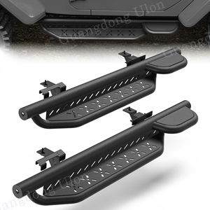 ULON Jeep JL Trittbrett Seitenschweller Passend für 2018-2024 Wrangler JL 2-Türer, Hochbelastbare Stahl-Nerf-Bar Trittbrett Rock Slider Schiene - Product Image 5