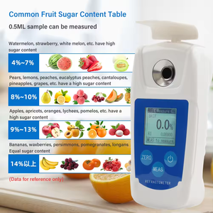 Sugar meter fruta doçura <span class=keywords><strong>tester</strong></span> melão açúcar concentração contagem brix meter refratômetro - Product Image 5