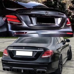 Aileron arrière en fibre de carbone DGRCCS pour berline E-Class W213 4 portes, modèle 2016-2023, pare-chocs arrière poli - Product Image 6