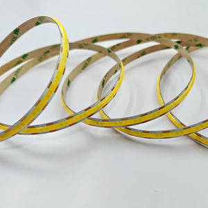 Siêu Sáng COB <span class=keywords><strong>LED</strong></span> Strip Ánh Sáng 600 Đèn <span class=keywords><strong>LED</strong></span>/M 8Mm Dotless Linh Hoạt Đèn Đồng Với Điều Khiển Từ Xa Có Thể Điều Chỉnh Ấm Áp Và Mát Mẻ Trắng - Product Image 1