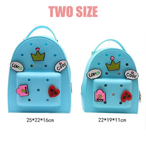 กระเป๋าเป้สะพายหลังกันน้ำ EVA สีสันสดใสพร้อมกรอบเปิดสำหรับเด็กกระเป๋าชายหาดซิลิโคนขนาดเล็กสำหรับเด็กผู้หญิง - Product Image 2