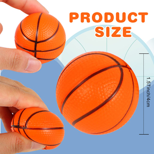 4cm PU Foam Basketball Stress <b>Ball</b> Mini Sport <b>Squeeze</b> <b>Ball</b> CE Certified Kids Party School Carnival Reward - Product Image 2