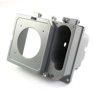 Aluminum Alloy Junction Box 350mm <b>Max</b> Diameter Custom Machined Electronics Enclosure - Product Image 3