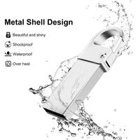Flashdisk Mini USB Metal Tahan Air Laris Manis 64GB Pendrive 32gb 64gb 128gb 256Mb USB Memorias
