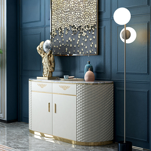 Credenza Moderna di Lusso in Acciaio Inossidabile Multifunzionale con Spazio di Archiviazione Personalizzabile per Sala da Pranzo, Soggiorno e Ingresso - Product Image 2