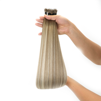 Meilleur choix pour les salons américains : Cheveux européens à pointe nano, Cheveux russes Remy double drawn, Qualité de luxe, Cheveux vierges à cuticules alignées