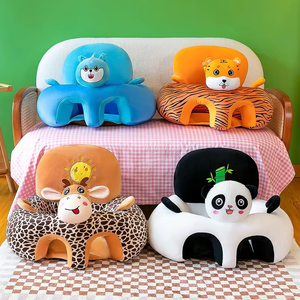 Cartoon Infant Learning Chair Anti-Fall Waist Protection Dining Seat Backrest Small <b>Sofa</b> Hair Early Education Plush Cushion <b>Sofa</b> - Product Image 1