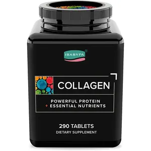 Private Etiketten für Haut kollagen mit Vitamin C-Tabletten Multi Collagen Complex Multi Collagen Pills Tabletten