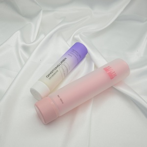 Lujo vacío <span class=keywords><strong>2</strong></span> en 1 protector solar cuidado de la piel tubos exprimidores de suero para crema de manos tubos superiores abatibles tubos de doble cámara - Product Image 2