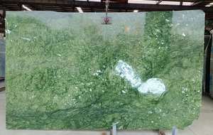 Thanh lịch Verde Ming Màu Xanh Lá Cây Đá cẩm thạch lớn phiến đá tự nhiên đánh bóng với kết cấu phong phú cho sảnh tính năng tường - Product Image 5