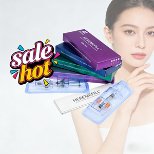 CE Hereme - Gel <span class=keywords><strong>de</strong></span> Ácido Hialurónico Reticulado BDDE Efectivo <span class=keywords><strong>para</strong></span> Rellenar Arrugas Faciales, Volumen Corporal y Dérmico - Product Image 1