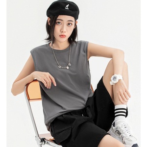 Camiseta sin Mangas Personalizada 100% Algodón 240gsm Transpirable de Secado Rápido, Talla Grande, para Hombre, Negra, para Gimnasio, Fitness, Entrenamiento, Casual, 3D, Venta al Por Mayor - Product Image 6