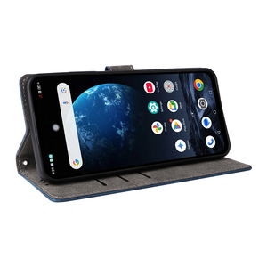 Funda de cuero con tapa y soporte para teléfono, con protección RFID, estilo retro, con ranuras para tarjetas, para ZTE Nubia P9 Pro 5G/<span class=keywords><strong>Optus</strong></span> X Pro 2 5G - Product Image 6