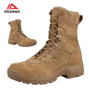 Bottes de randonnée tactiques imperméables légères noires pour hommes, durables, pour la chasse, la randonnée, le travail, la jungle, à porter au quotidien - Product Image 1