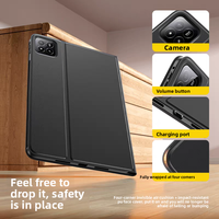 Étui magnétique pour tablette Xiaomi Pad 7 6 5 Pro 6S 12,4 pouces, style livre, pour Redmi Pad Pro SE 11 pouces, housses et étuis pour tablette avec support