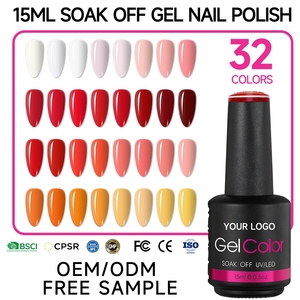 New Arrival One Coat Solid Color Gel Nail Polish 15ml Soak Off LED Long Lasting Non-toxic Nail Art Gel OEM Custom Shade - Product Image 1