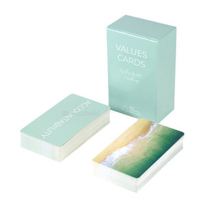 Service d'impression personnalisé bon prix pleine couleur valeur guérison Inspiration cartes impression <span class=keywords><strong>de</strong></span> jeu - Product Image 4