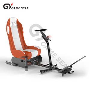 Gy029 Bán Buôn Gấp Khung Đơn Giản Racing Seat VR Xe Lái Xe Đua Mô Phỏng Trò Chơi Video Racing Simulator Ghế - Product Image 2