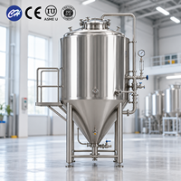 Cuve de Fermentation en Acier Inoxydable 100L 500L 1000L 2000L 5000L pour Équipement de Traitement de la Bière, du Vin et des Boissons