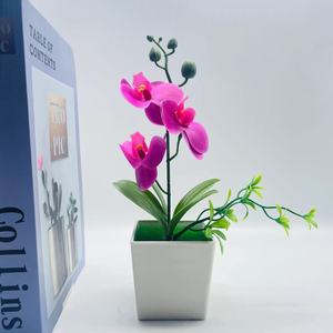 <span class=keywords><strong>Orchidea</strong></span> artificiale fiori con vaso finta <span class=keywords><strong>orchidea</strong></span> in seta Phalaenopsis composizione floreale <span class=keywords><strong>per</strong></span> la decorazione del partito del tavolo di casa - Product Image 3