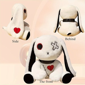 Lisa Fou Lapin Reborn Lapin En Peluche Halloween Lapin De Pâques Animal Oreiller Lapin Terrible - Product Image 2