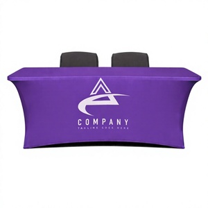 Rectangular Stretch Table Cover with Custom Logo Printing and Easy Setup <b>for</b> Corporate Exhibitors and Wholesale Booth Supply - Product Image 1